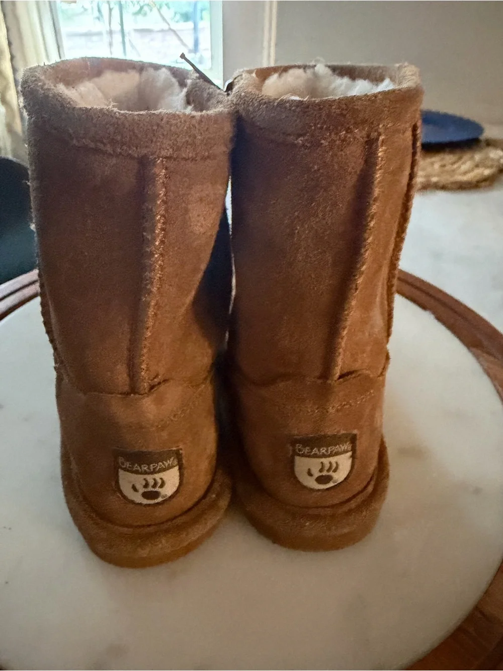 BearPaw Kids Chestnut Brown Classic Shearling-Lined Boot